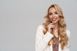 © Drobot Dean - Beautiful happy girl in jacket smiling and looking at camera