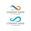 © evandri237@gmail - Infinity Design Vector icon illustration Logo template design