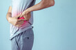 © JaRiRiyawat - man suffering from backache,Lower back pain.