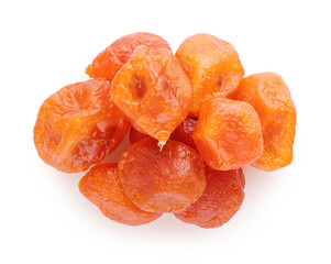 Wall Mural - Dried oranges isolated on white background.