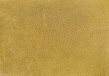 Golden Leather Embossing Texture Background Surface