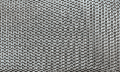 gray mesh fabric textile texture for trainers shoes, clothing, bag