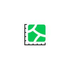 Icon Plot Area In Acres, Square Metres, Kilometres. Vector Dimension Area Size Pictogram