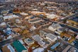 Aerial View of Fruita, Colorado during Winter