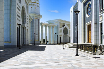 Wall Mural - Spiritual Mosque of President Turkmenbasy, Ashgabat, Turkmenistan