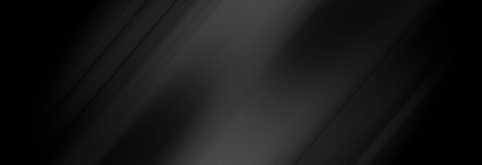 Leinwandbilder - abstract black and silver are light gray with white the gradient is the surface with templates metal texture soft lines tech diagonal background black dark sleek clean modern.