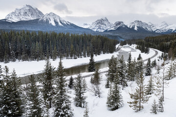 Wall Mural - Beautiful landscape in Banff national park, Alberta, Canada