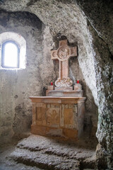 Sticker - Europe, Austria, Salzburg City Center (UNESCO World Heritage Site), An old altar in the fortress