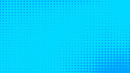 Wall Mural - dots halftone blue color pattern gradient texture with technology digital background. dots pop art c