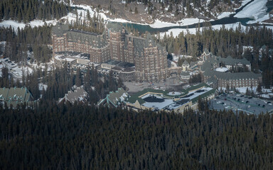 Wall Mural - Beautiful landscape in Banff national park in Winter. Banff national park, Alberta, Canada