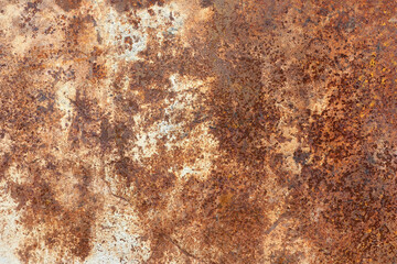 Wall Mural - grunge dark rusty metal texture for background.