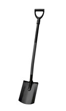 Garden Spade Isolated On A White Background