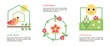 © ringococo - Écologie énergie verte recyclage nature printemps illustration oiseau soleil durable fleur