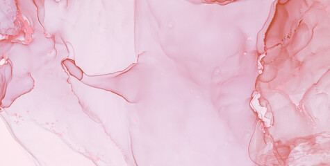  Feminine Pink Marble. Acrylic Wallpaper. Fluid