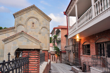 Wall Mural - Streets of old town in Tbilisi, Georgia