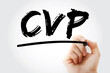 © dizain - CVP - Cost Volume Profit acronym with marker, business concept background