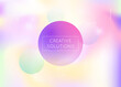 © Holo Art - Holographic background with liquid shapes. Dynamic bauhaus gradient with memphis fluid elements.