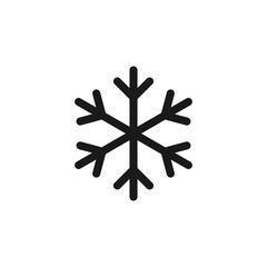 Wall Mural - Snowflake icon design. Symbol of cold, winter, snow, ice, winter weather.Vector illustration.