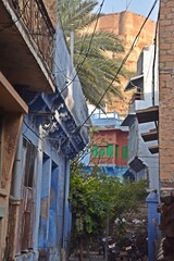 Wall Mural -  blue houses old city jodhpur, rajasthan,india