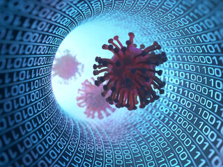 virus in digital data stream