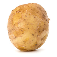 Sticker - new potato tuber isolated on white background cutout