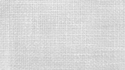 Wall Mural - light white linen texture, burlap fabric as background. close up white weaving or mesh fabric texture background. 