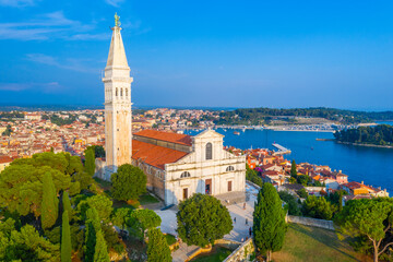 Wall Mural - Saint Euphemia church in Croatian town Rovinj