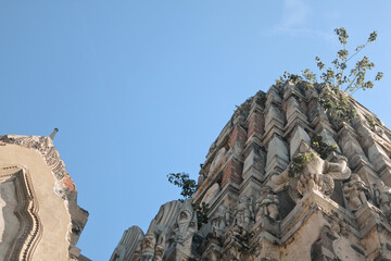 Pagoda at Wat Ratchaburana Temple, Ayutthaya, Thailand.