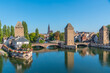 Ponts Couverts at Strasbourg in France