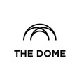 the Dome Palace creative logo design. Template Vector Illustration Isolated Background