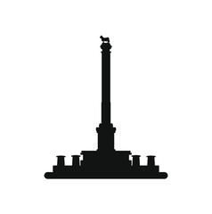 Poster - icon vector, of monument to the 