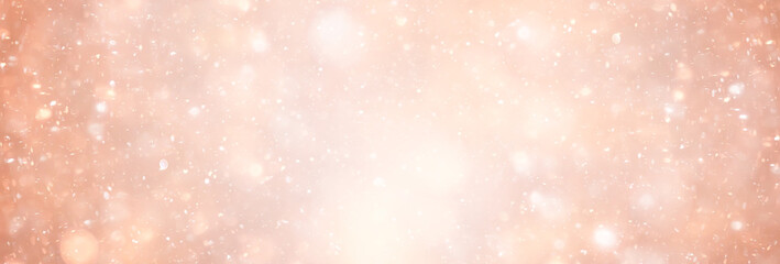Wall Mural - snow abstract warm glow background, winter christmas design