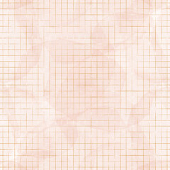 Wall Mural - Vector pink rose gold lines mesh seamless pattern