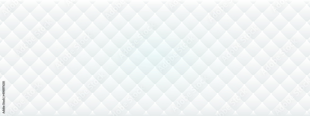 Abstract white and light gray geometric rhombus  shape background. - obrazy, fototapety, plakaty 