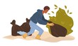 © Sonulkaster - Caring for environment nature by cleaning waste