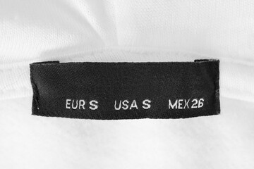 Poster - Size S clothing label