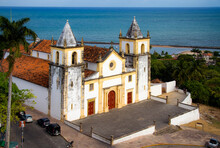 Holy Saviour Of The World Cathedral, Also Called In Portuguese "Sé", Or Main Church, Olinda, Recife, PE, Brasil.