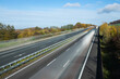 Autobahn in Deutschland mit Verkehr