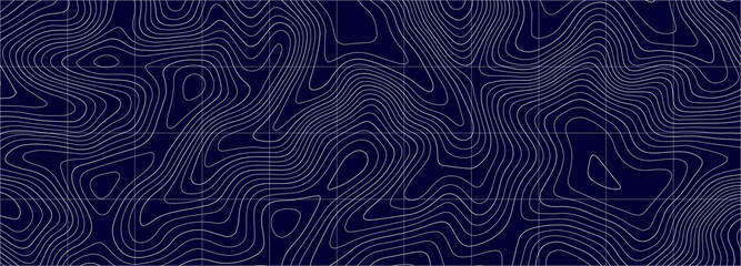 Topographic map. Geographic mountain relief. Abstract lines background. Contour maps. Vector illustration.