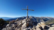 Cross In The Rocky Mountains Of Colorado