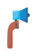 © Jemastock - hand lifting megaphone audio icon