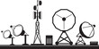 © angelha - Mobile communication base station – vector illustration