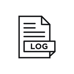 Canvas Print - Log file icon design. vector illustration