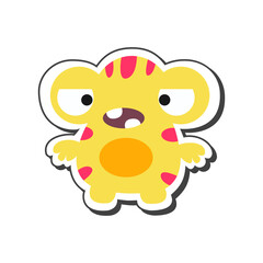 Sticker - Cartoon Monster Icon