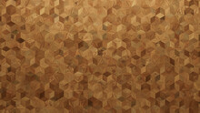 Wood Texture Background. Parquet Wallpaper With A Light And Dark Timber Diamond Tile Pattern.