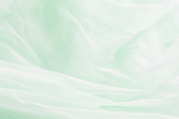 soft mint green tulle fabric background