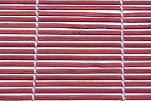 Pink Bamboo Mat Texture Background. Close Up
