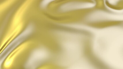 Golden 3D dynamic abstract liquid light and shadow artistic gradient motion animate wavy futuristic texture pattern background