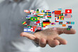 © vegefox.com - international counties flags - 3D realistic.