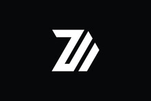 ZD Logo Letter Design On Luxury Background. DZ Logo Monogram Initials Letter Concept. ZD Icon Logo Design. DZ Elegant And Professional Letter Icon Design On Black Background. Z D DZ ZD